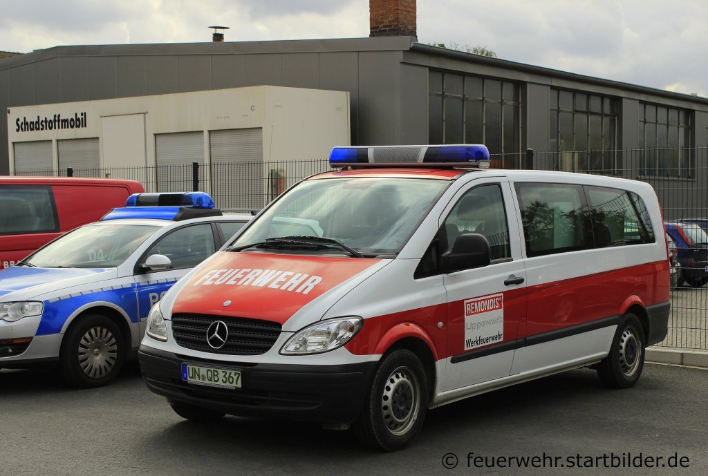 ELW 1 (Florian Unna 21/11/1) der WF Remondis.
Aufgenommen beim Tdot der Feuerwehr L�nen,15.9.2012.