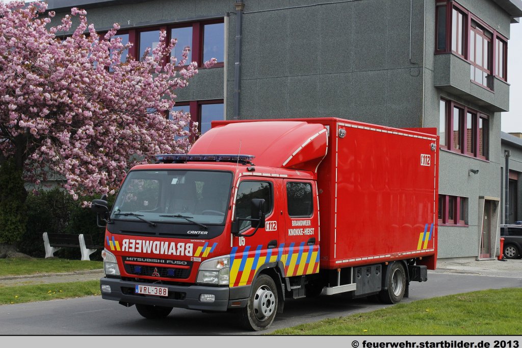 Fahrzeug der Brandweer Knokke Heist in Belgien.

