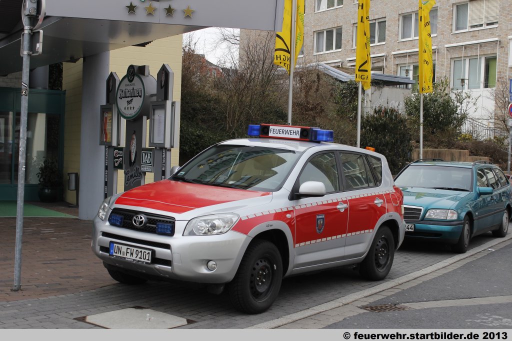 Kodw (UN FW 9101) der Feuerwehr Unna.
Aufgenommen am 8.4.2013 im Bahnhof Unna.