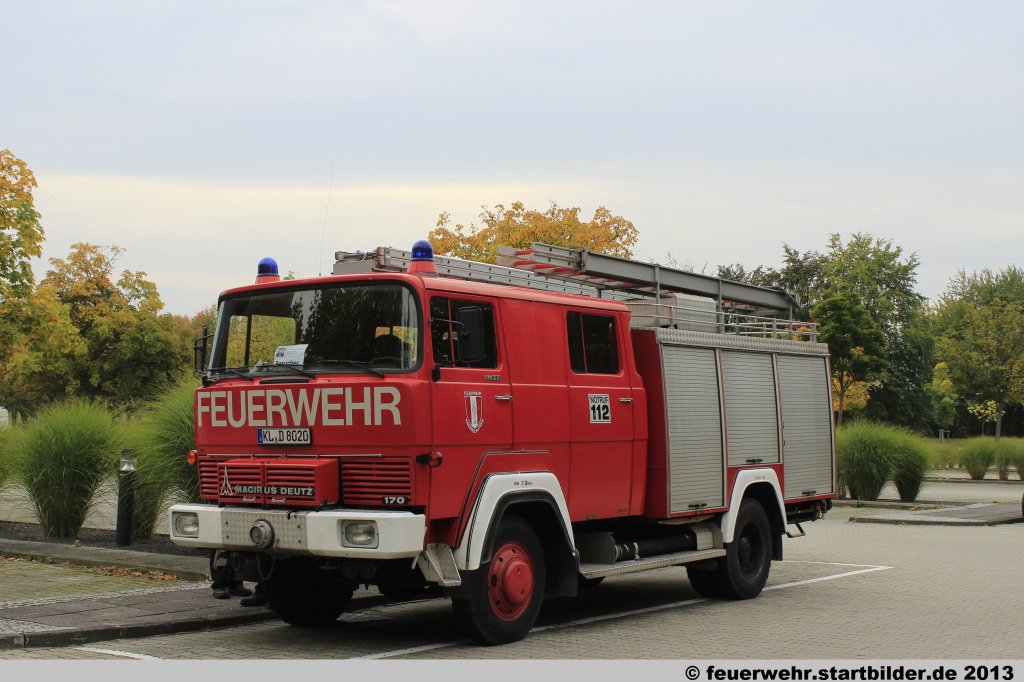 LF 16-TS (KL D 8020) der Feuerwehr Kaiserslautern Zug Siegelbach.
Aufgenommen beim Jubil�um 50 Jahre LFV-Rheinland-Pfalz in Mainz,6.10.2012.
