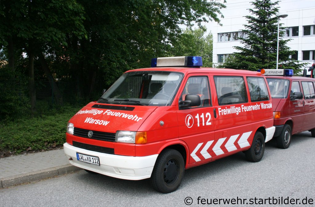 MTF (LWL XA 112) der Feuerwehr Warsow.
Aufgenommen beim Tag der offenen T�r der Feuerwehr Schule Hamburg am 21.5.2011