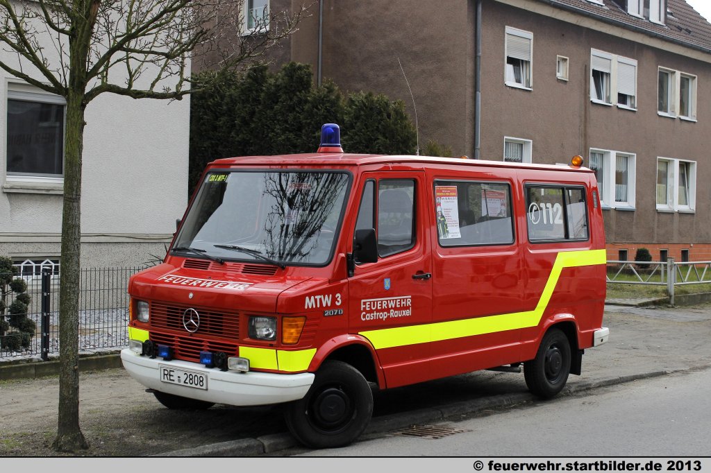 MTW-3 (Castrop 3 MTF-1) des L�schzuges 3 in Castrop Rauxel Habinghorst.
Aufgenommen am 2.3.2013.