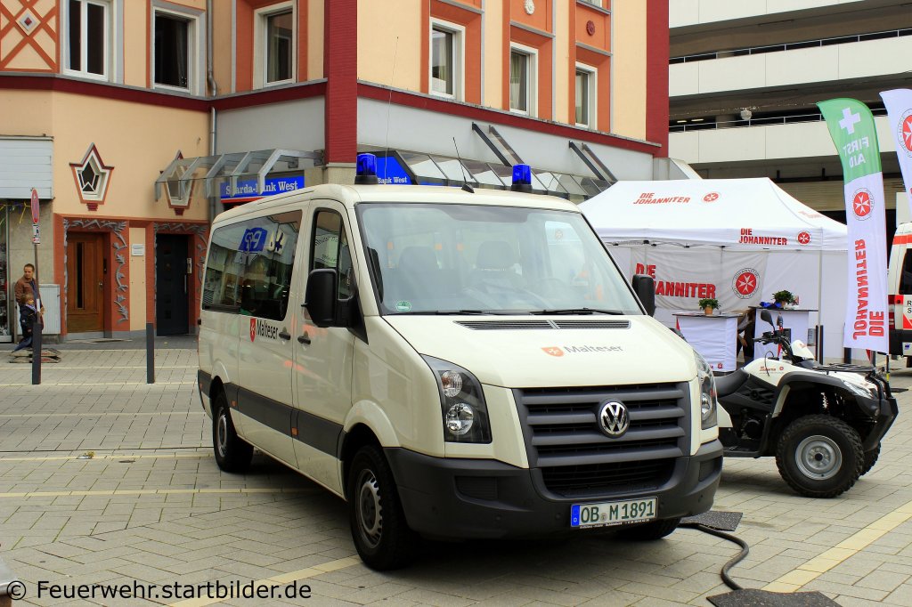 MTW (OB M 1891) der Malteser Oberhausen.
Aufgenommen beim Blaulichttag 2012 in Oberhausen,29.9.2012.