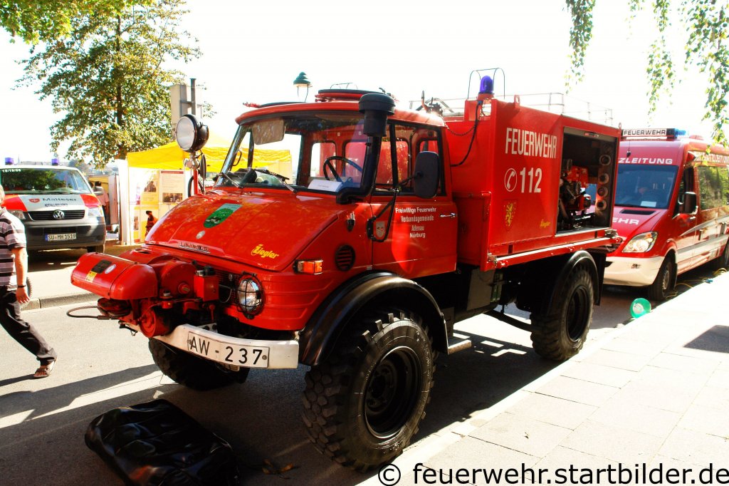 TLF 8/18 mit Ziegler Aufbau der Feuerwehr Adenau N�rburg.
Aufgenommen beim NRW Tag 2011 in Bonn.