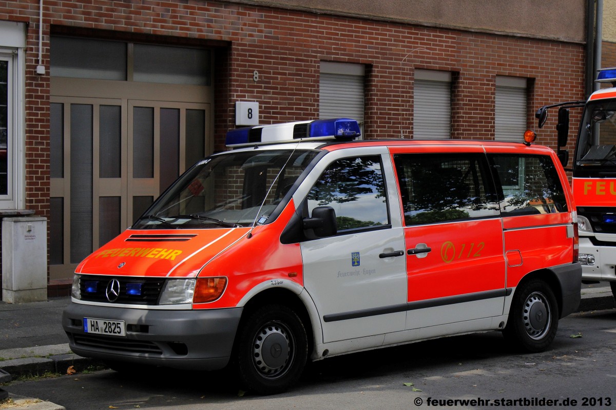 Fahrzeug der Feuerwehr Hagen.

