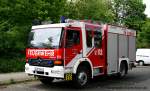 Dieses HLF 20/16 (DU 2614) auf MB Atego 1328 habe ich beim Tag der Offenen T�r der Feuerwehr Duisburg Huckingen aufgenommen.