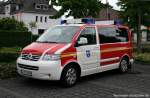 VW T5 (VIE 2036) der Feuerwehr Viersen  Aufgenommen beim Tag der Offenen T�r der Feuerwehr Viersen Stadtmitte, 20.6.2010.