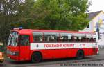 Eines der �ltesten Fahrzeuge der Fw Koblenz ist dieser Mercedes 0 303 Reisebus.