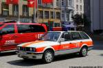 Dienstfahrzeug der Feuerwehr Aachen.
