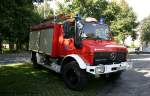 Feuerwehr Monheim  Florian Mettmann 7/21/1  ME 2526  TLF 16/24Tr  MB Unimog 1550L  Aufgenommen beim Tag der Offenen T�r der Feuerwehr Monheim am Rhein, 11.9.2010