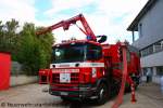 WLF der Feuerwehr Koblenz mit Haib Aufbau.