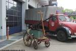 Historische Handpumpe der Feuerwehr D�sseldorf.
